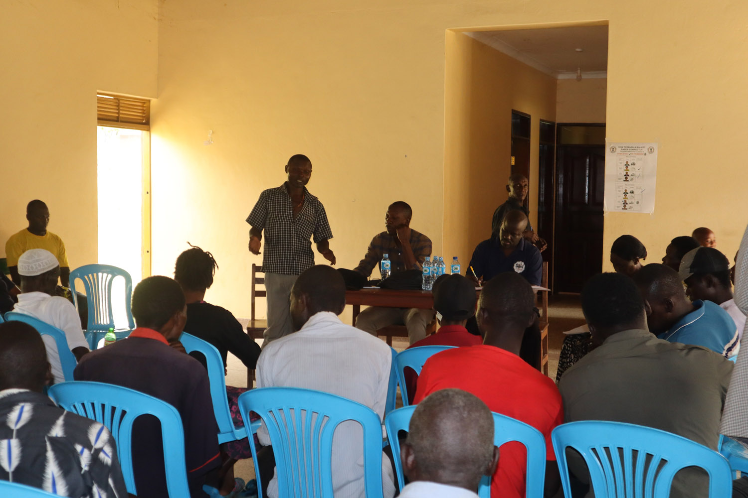 Corporate partnership meeting