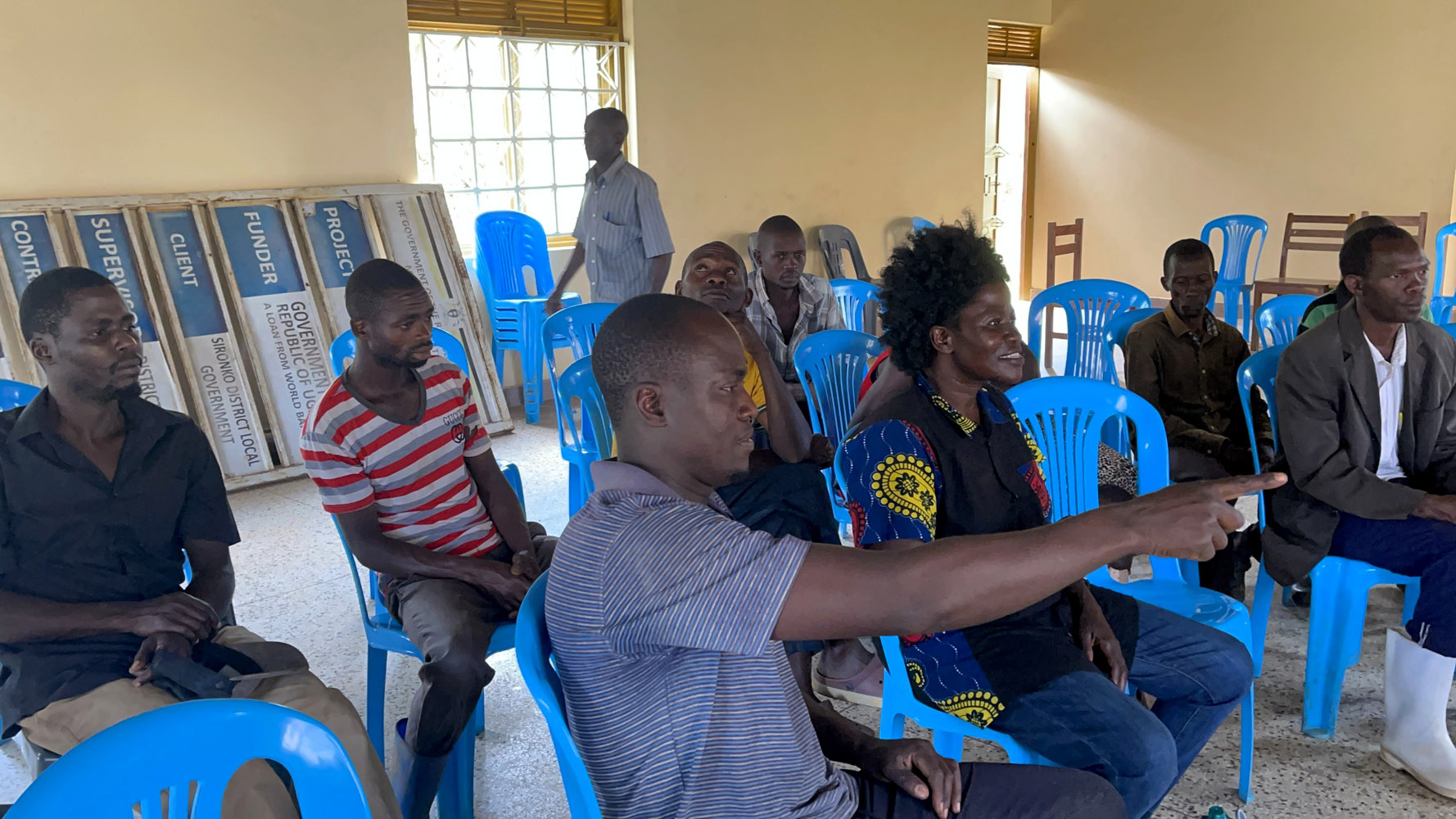 Professional sign language training session